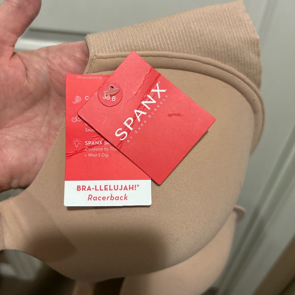 Spanx Beige Racerback Bra